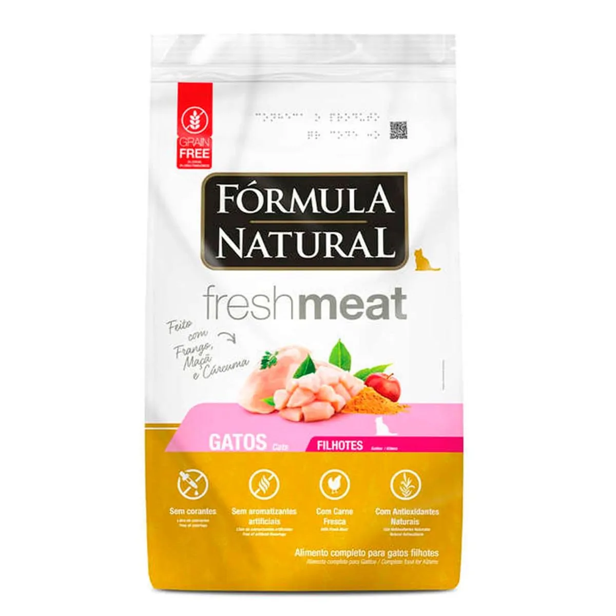 Ração Fórmula Natural Fresh Meat Gatos Filhote Frango 1kg