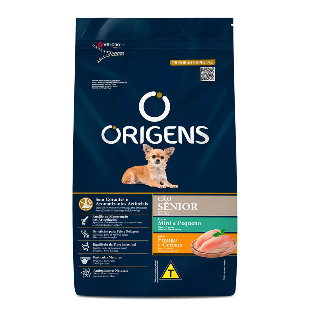 Origens Senior Mini Frango E Cereais 10,1kg