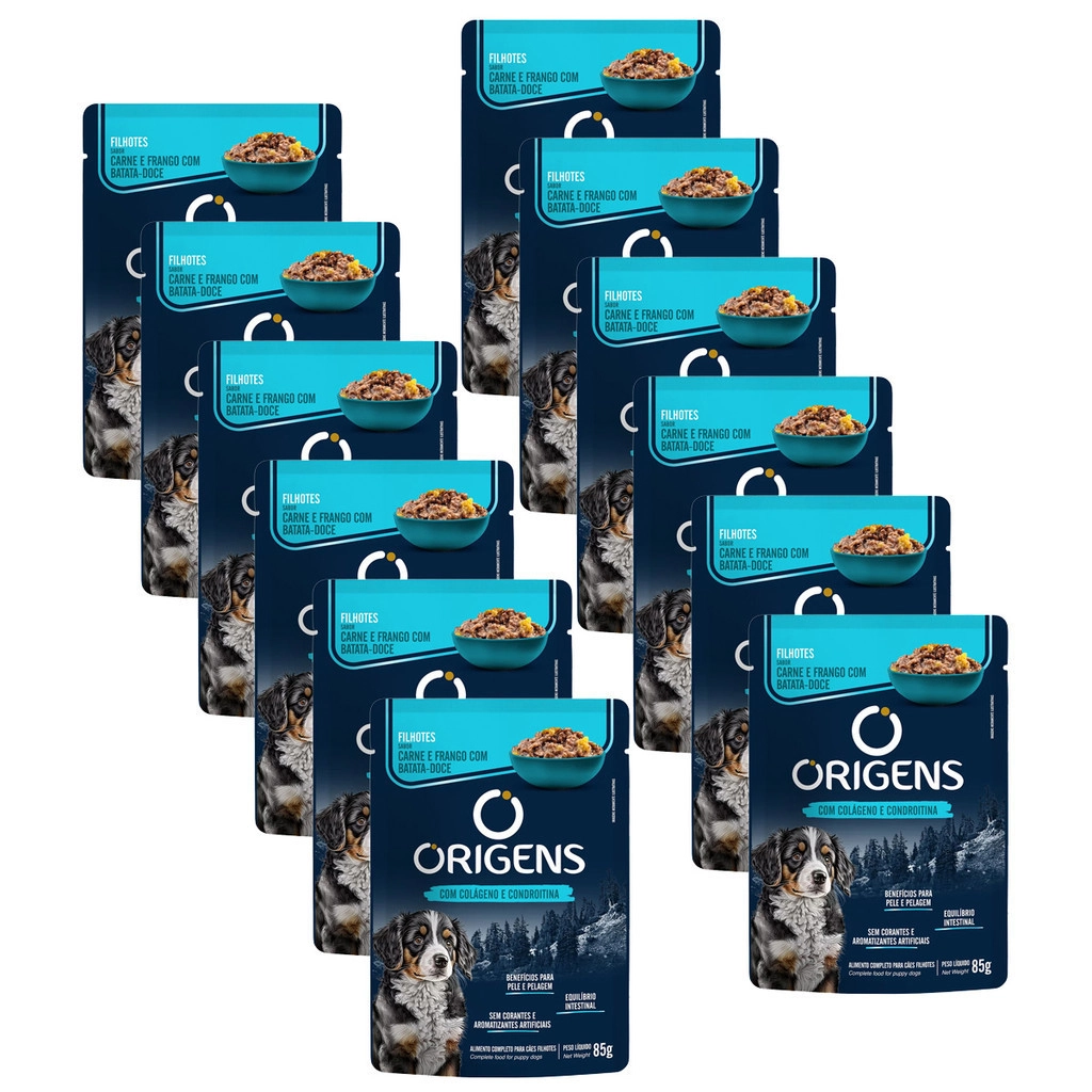 Origens Sache Caes Filhotes Carne 85g