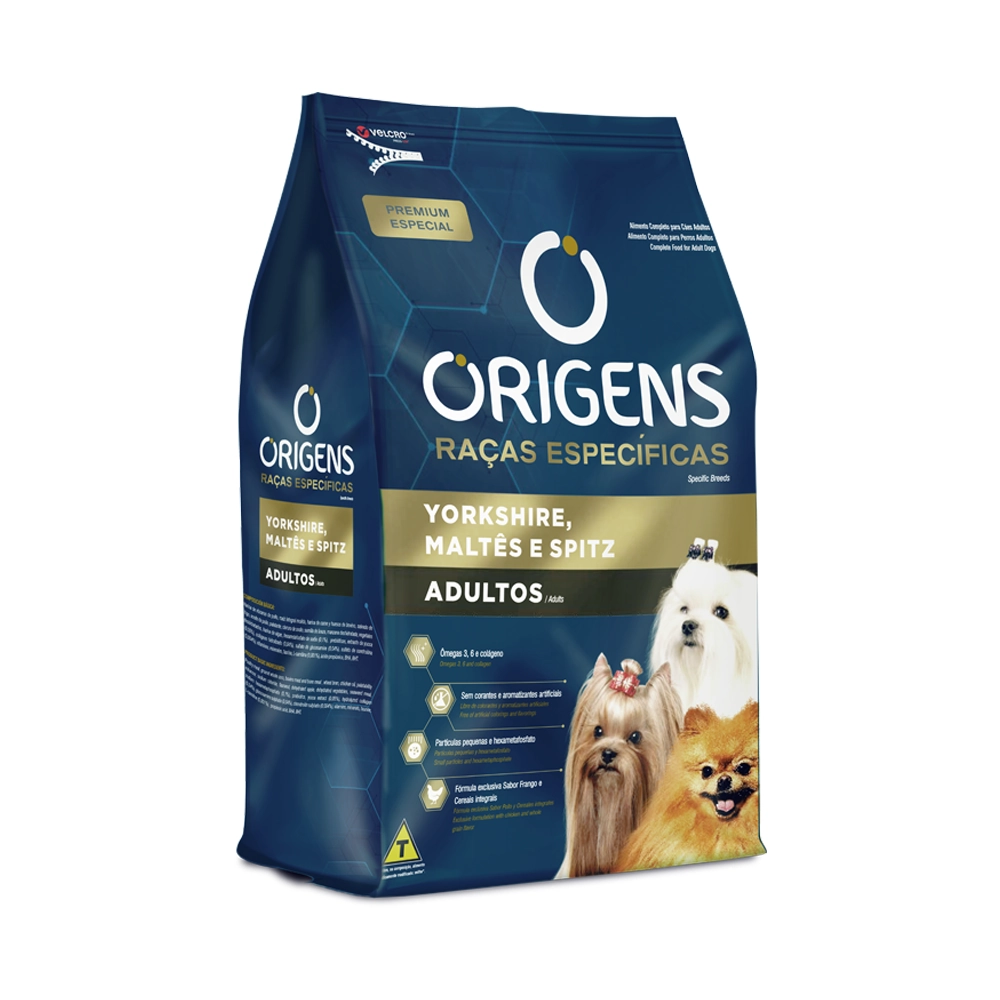 Origens Adulto Yorkshire/maltes/spits Alemao 1kg