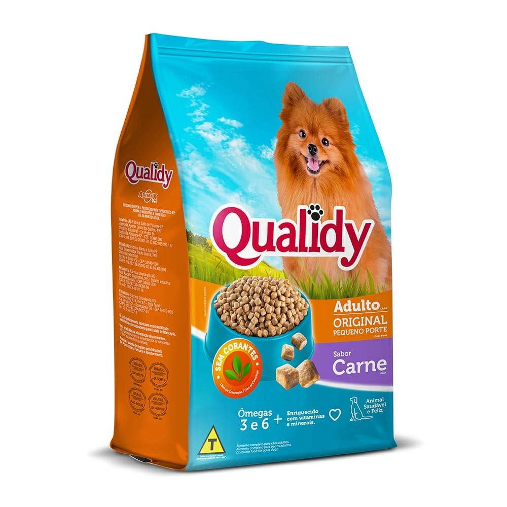 Racao Qualidy Dog 1kg Peq. Porte Carne