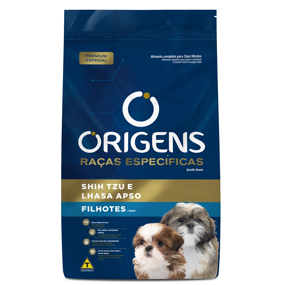 Ração Seca Origens Raças Específicas Shitzu E Lhasa Apso Filhotes 10.1 Kg