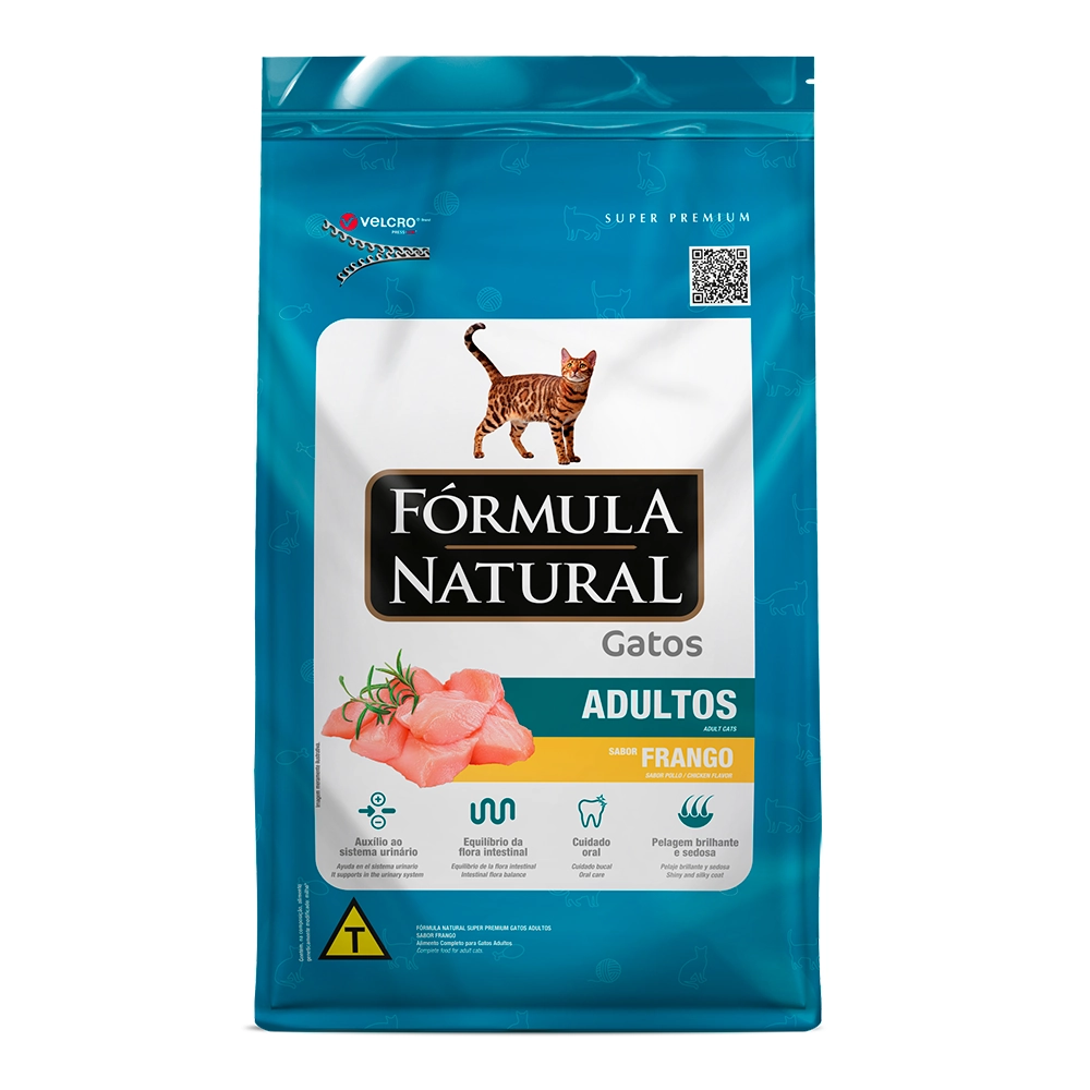 Ração Seca Formula Natural Super Premium Gatos Adulto Sabor Frango 1kg