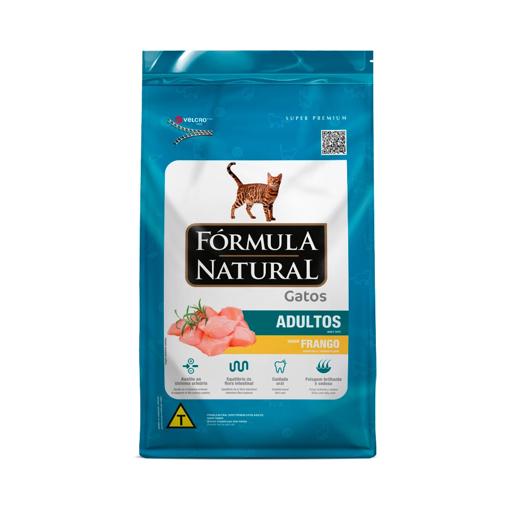 Ração Seca Formula Natural Super Premium Gatos Adulto Sabor Frango 7kg