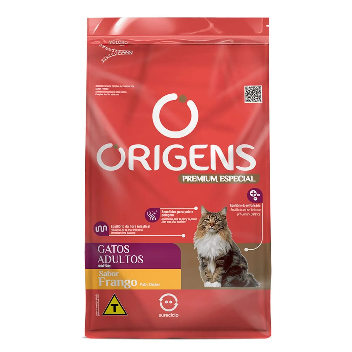 Ração Seca Origens Gato Adulto Frango 1kg