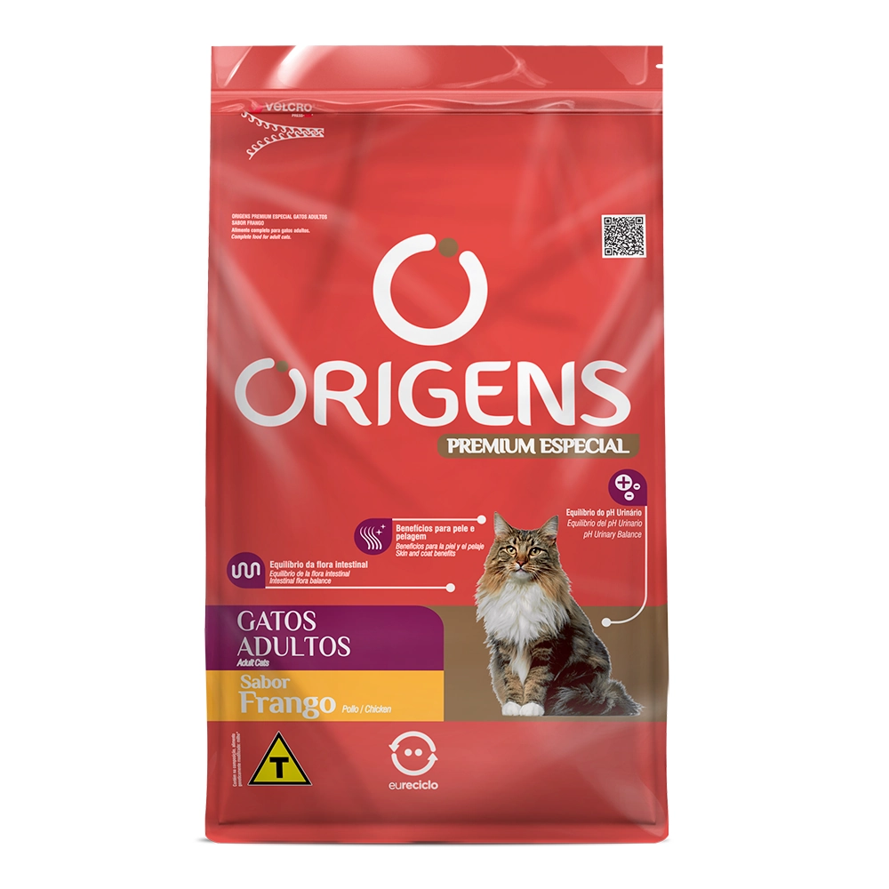Ração Seca Origens Gato Adulto Salmão 1kg