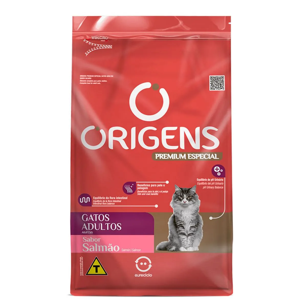 Ração Seca Origens Gato Adulto Salmão 10.1kg