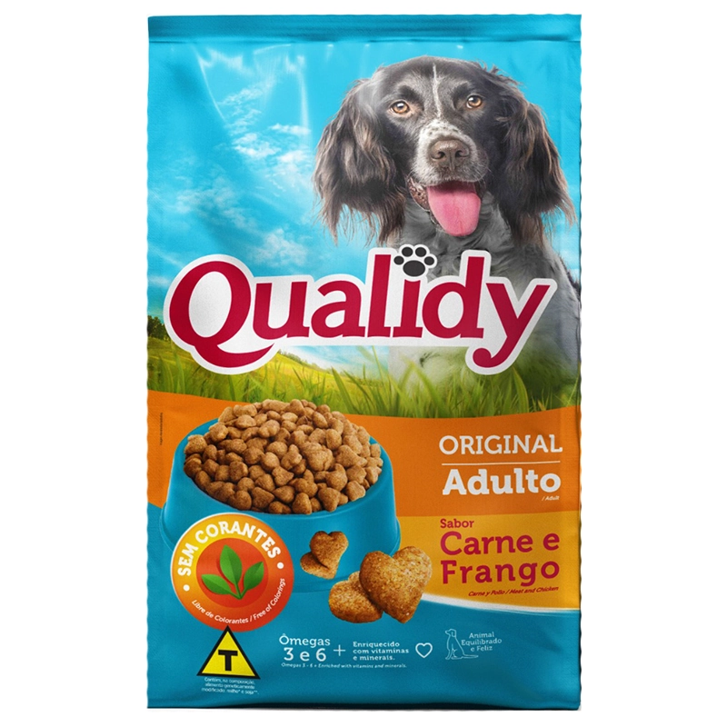 Qualidy Caes Original Carne E Frango 3kg