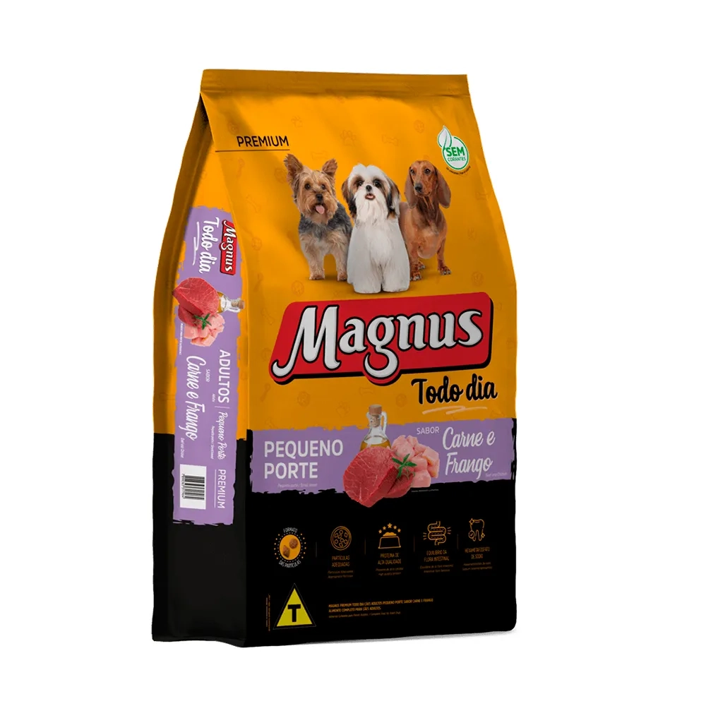 Magnus Caes Adultos Todo Dia Carne Rp 20kg