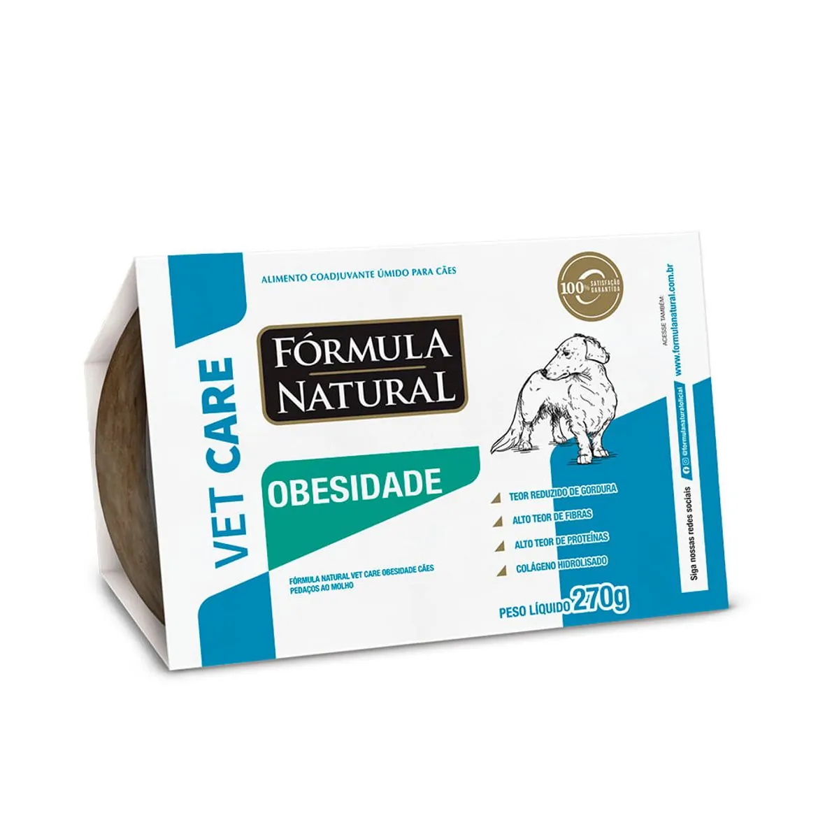 Fórmula Natural Vet Pate Caes Obesidade 270g
