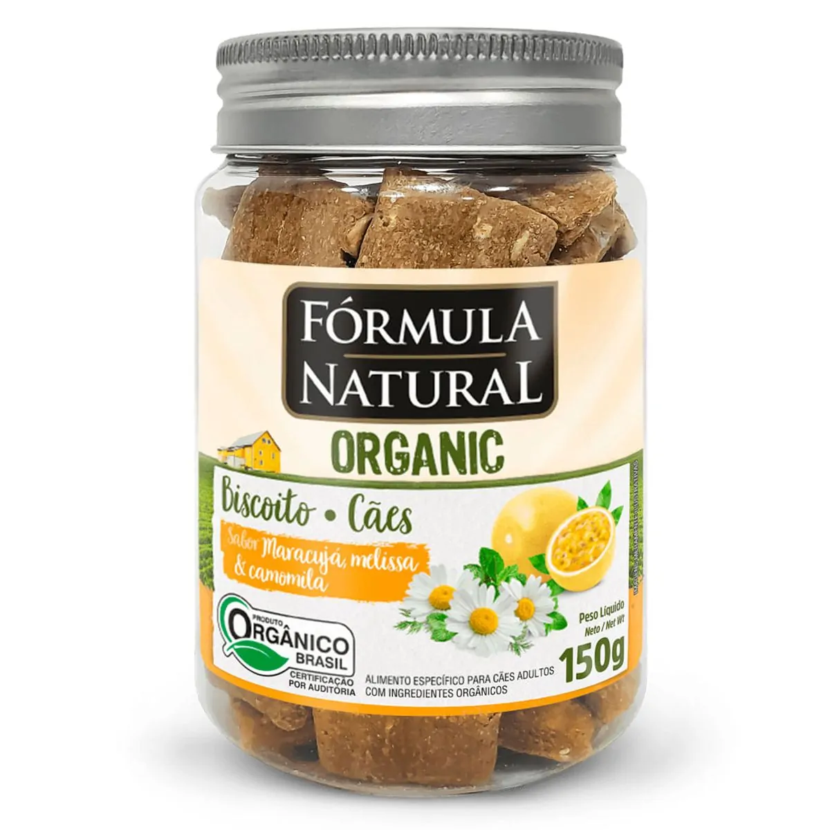 Formula Biscoitos Organic Maracujá, Melissa E Cam