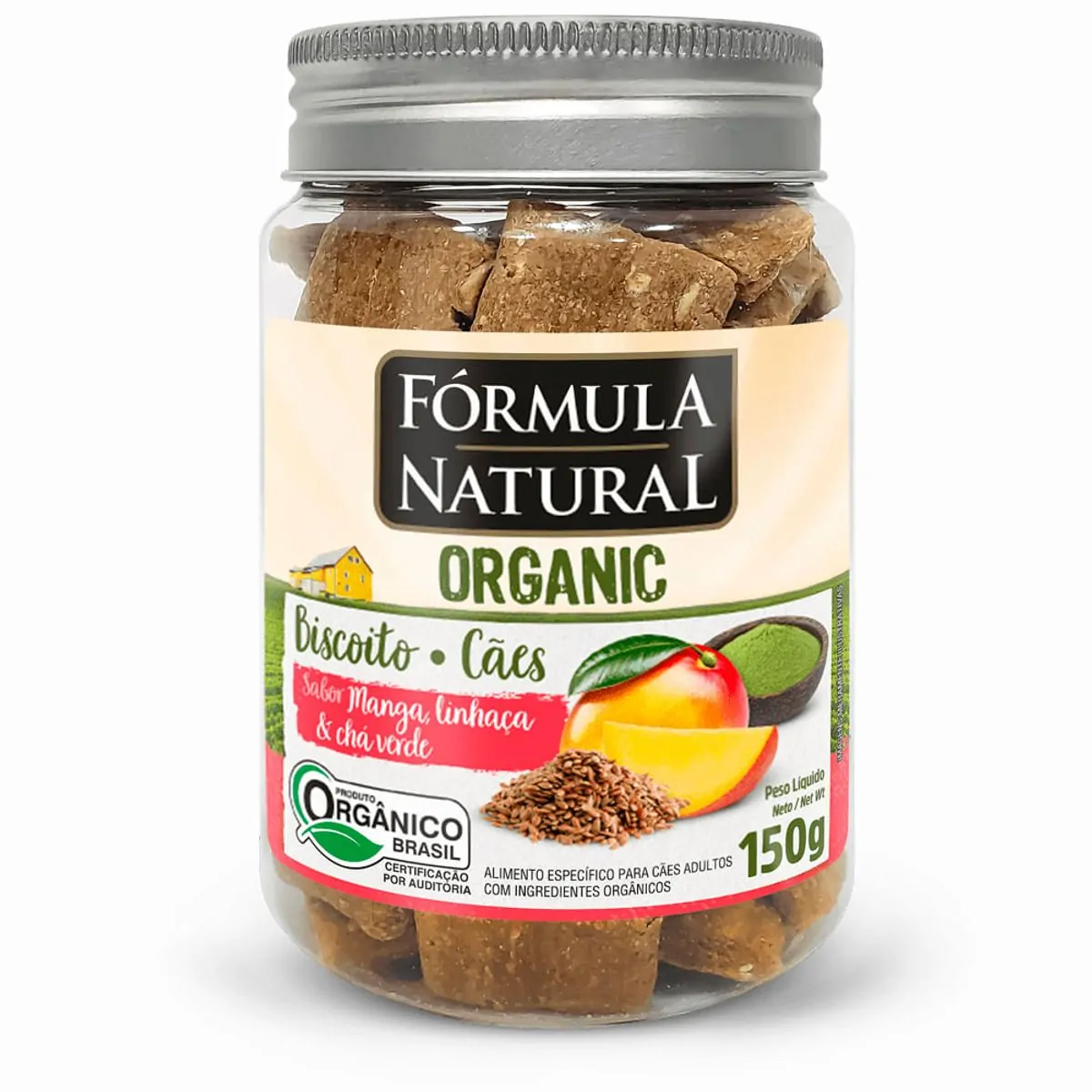 Formula Biscoitos Organic Manga, Linhaca E Cha