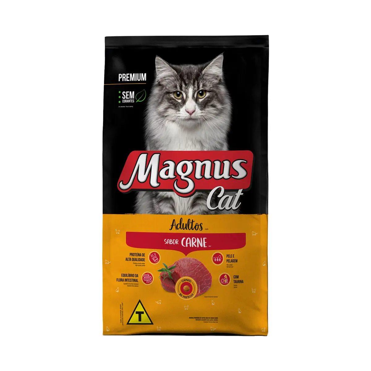 Ração Para Gatos Adultos Premium Carne Magnus 20kg
