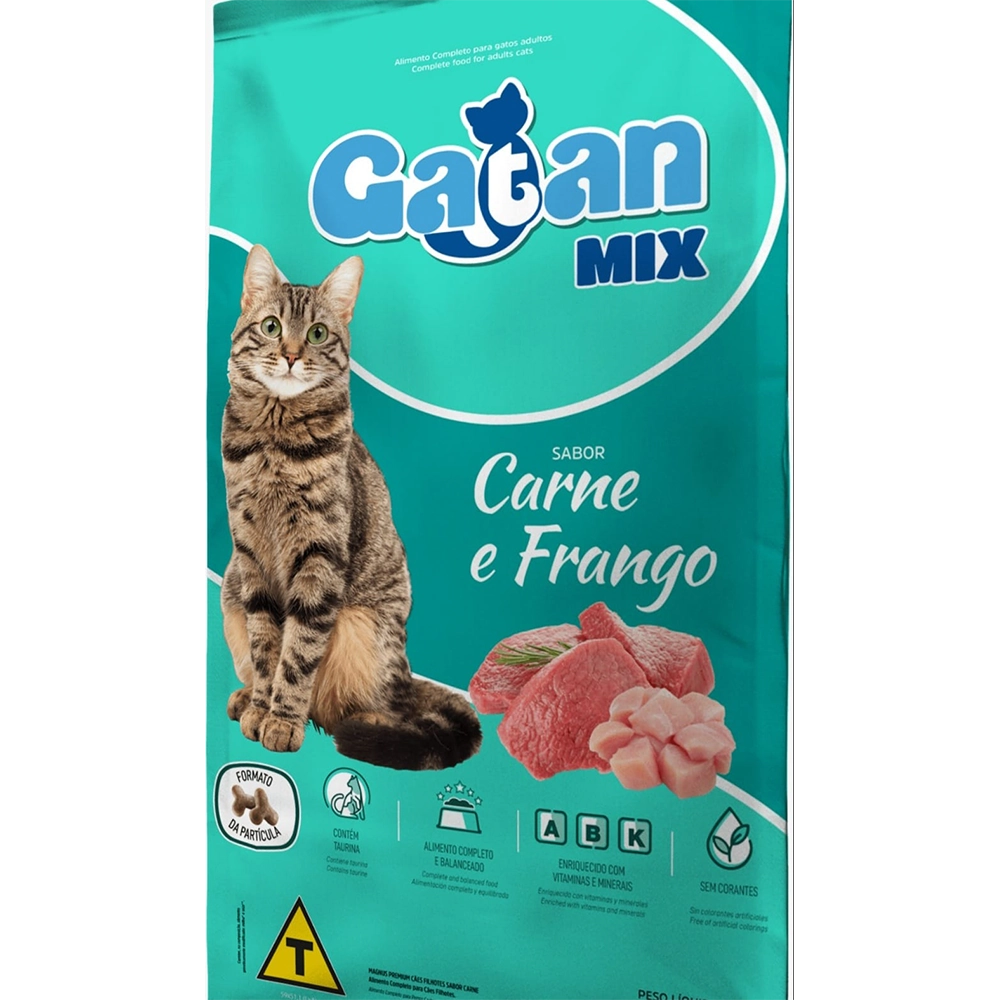 Gatan Mix Carne E Frango 20kg