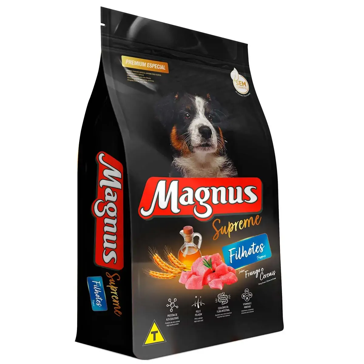 Alim P/caes Magnus Supreme Filhote Frg/cereais 10,1kg