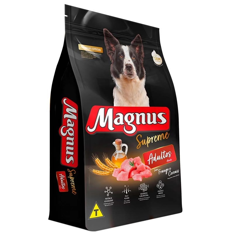 Alim P/caes Magnus Supreme Adulto Frg/cereais 7kg