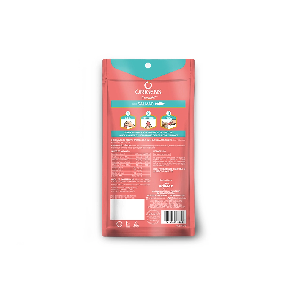 Origens Creminho Salmao 15g C/4 Unid