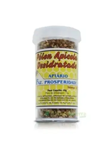 Pólen Apícola Desidratado Faz Prosperidade 50g