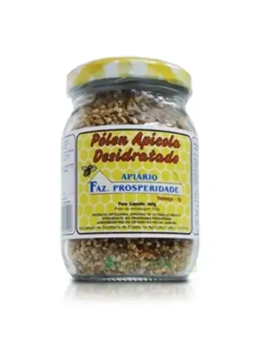 Pólen Apícola Desidratado Faz Prosperidade 160g