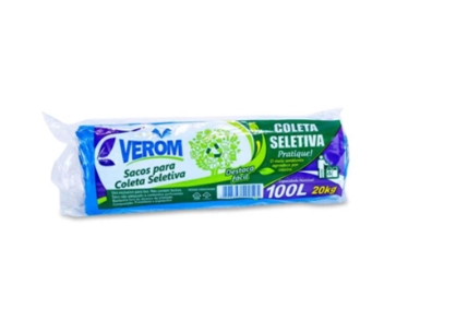 Saco Para Lixo Rolo Col Seletiva 100lt