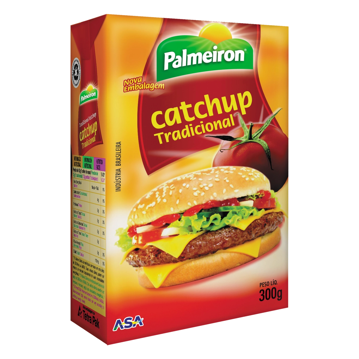 Ketchup Tradicional Palmeiron Caixa 300g