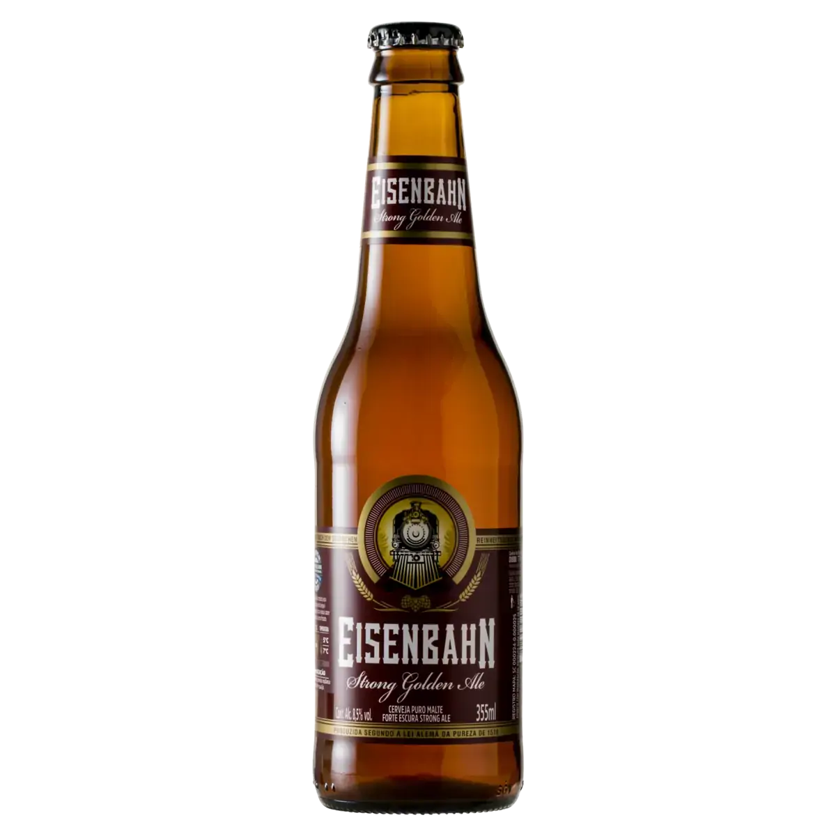 Cerveja Strong Golden Ale Puro Malte Eisenbahn Garrafa 355ml