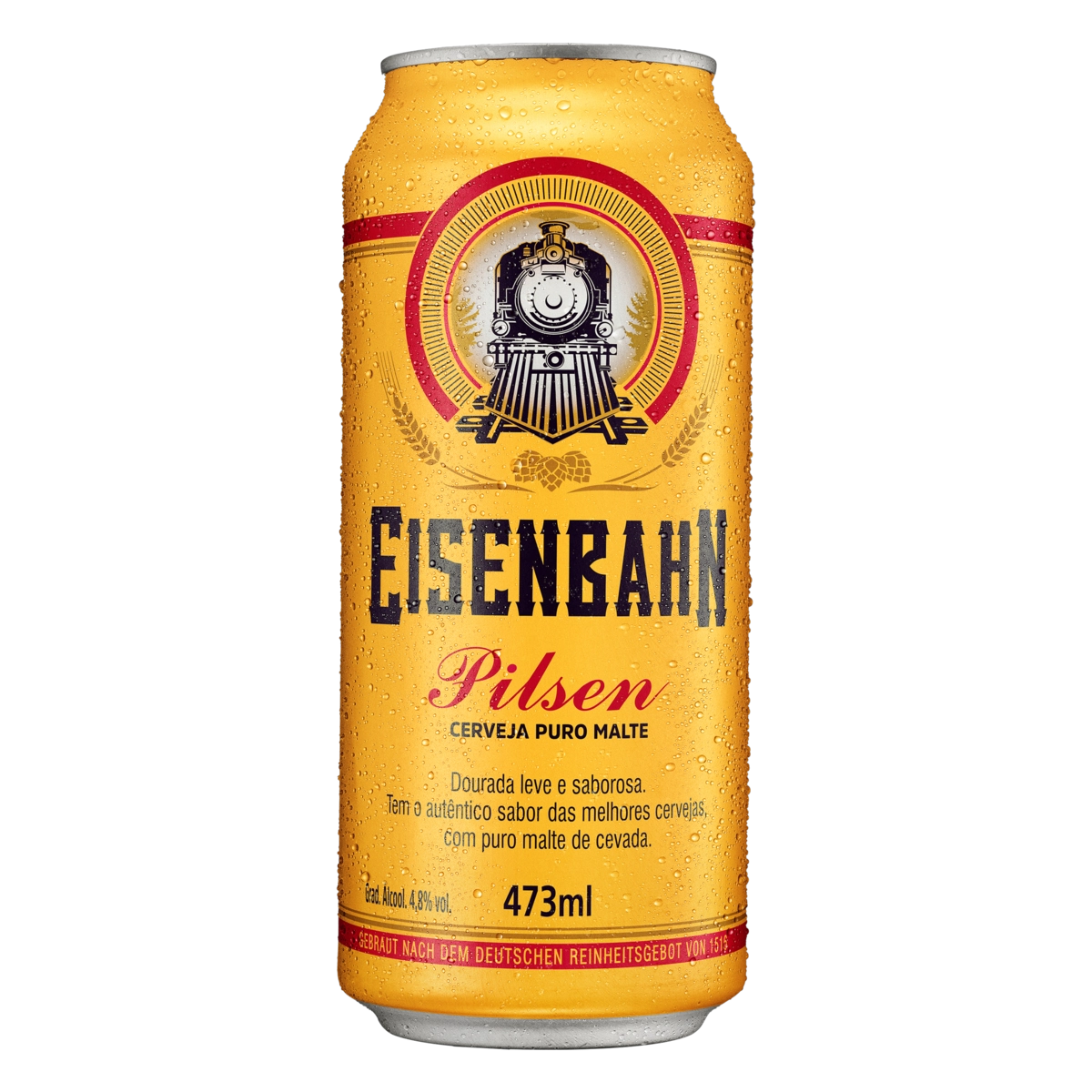 Cerveja Pilsen Puro Malte Eisenbahn Lata 473ml