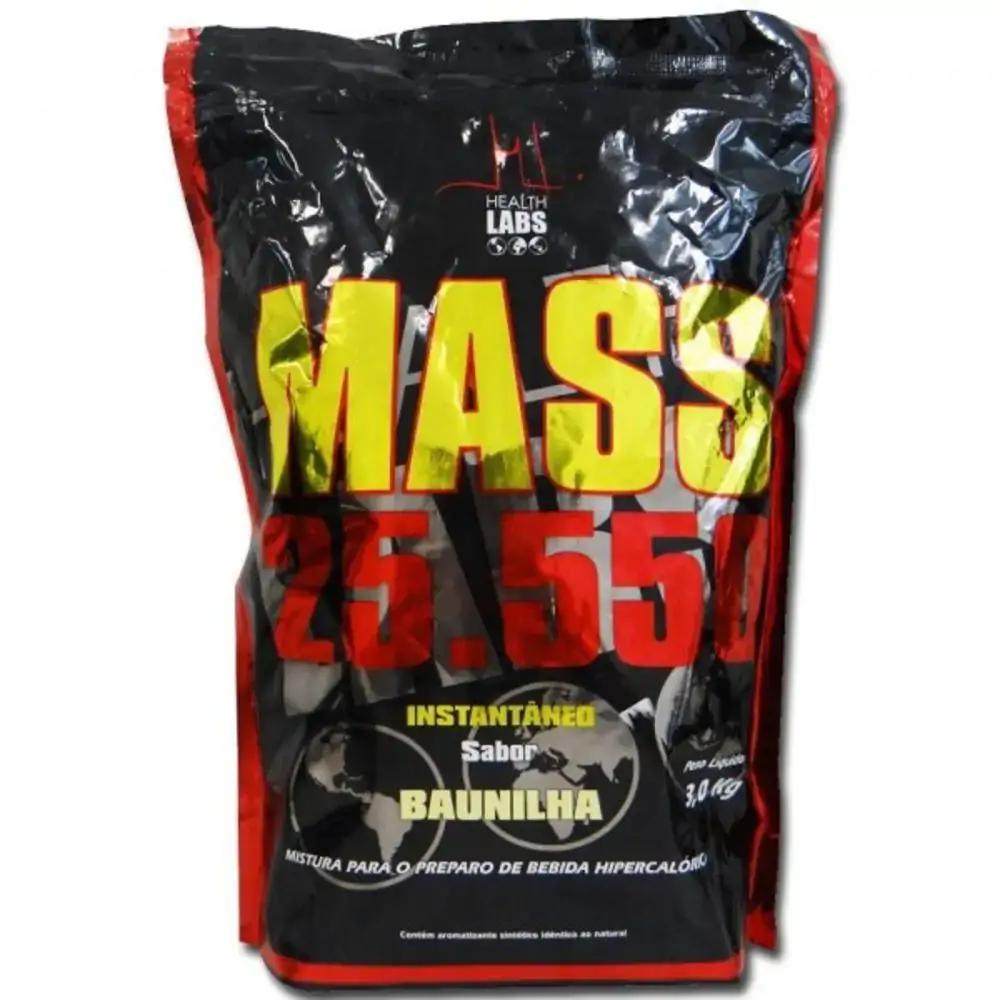 Mass 25.550 Morango 3kg Health Labs