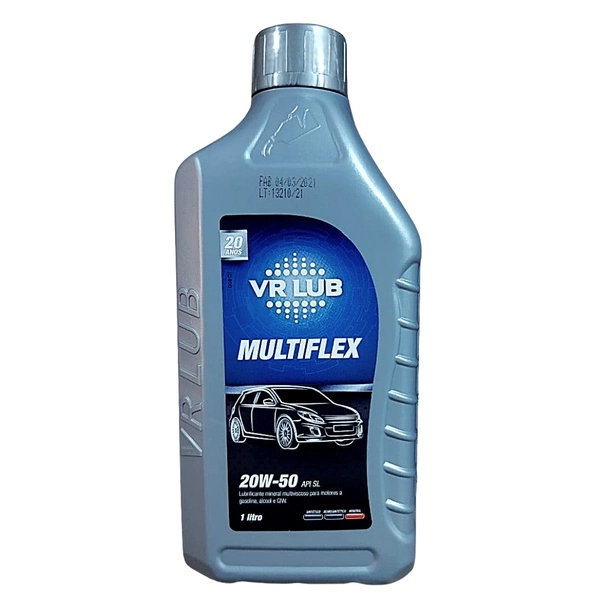 Lubrificante Vr Multiflex Sl Sae 20w50 1ltro