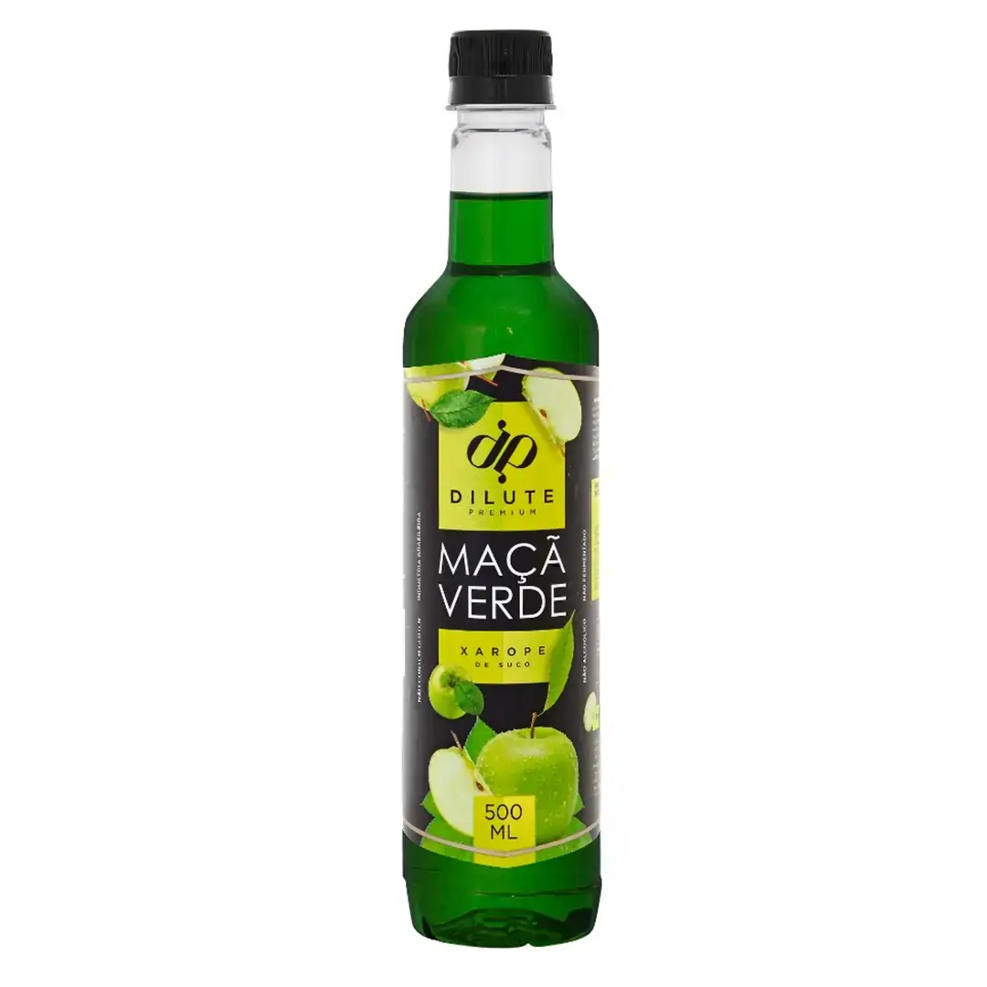 Xarope Dilute 500ml Sabor Maçã Verde