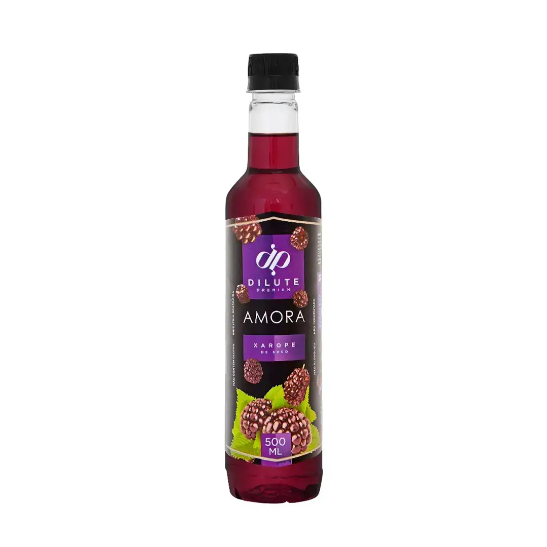 Xarope Dilute 500ml Sabor Amora
