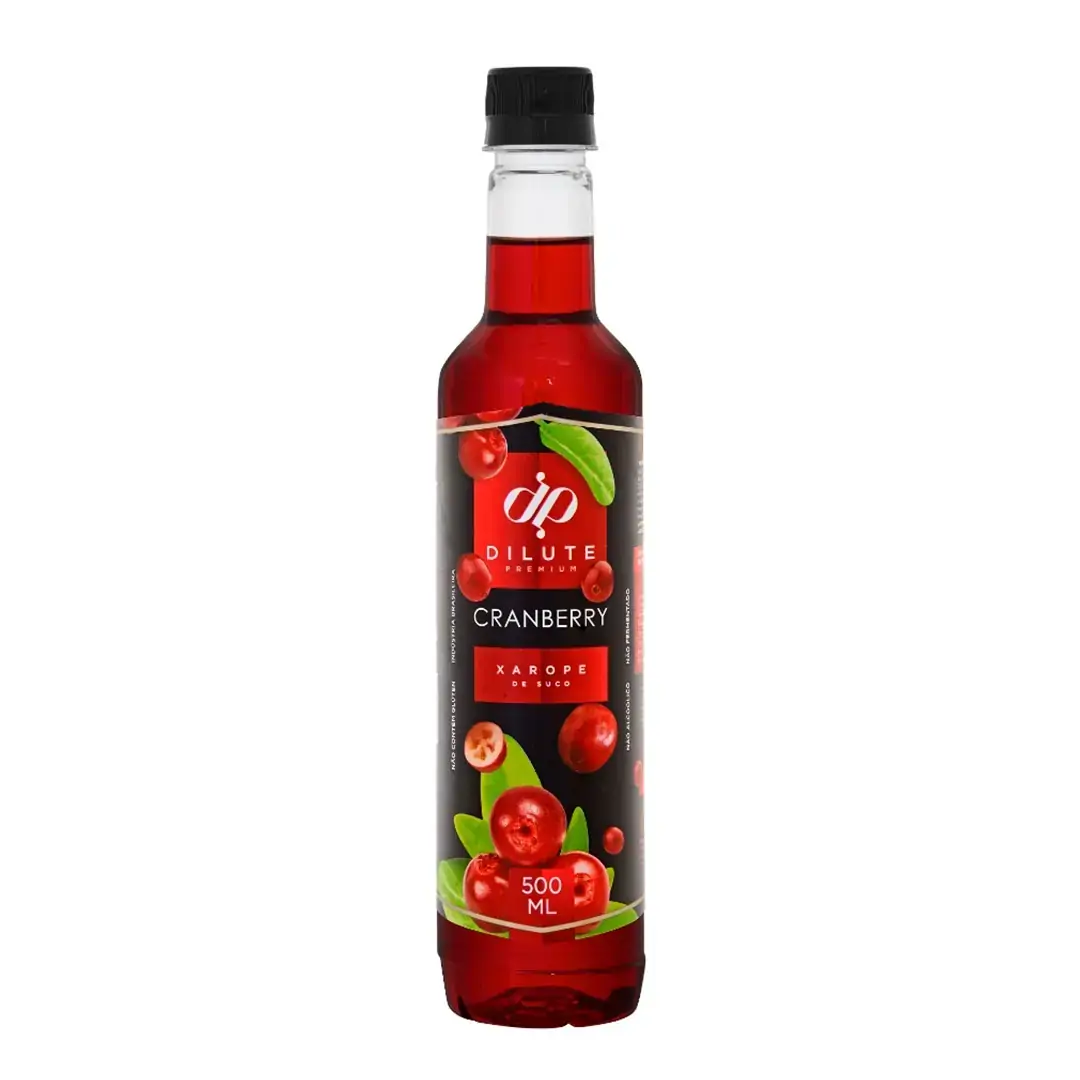 Xarope Dilute 500ml Sabor Cranberry