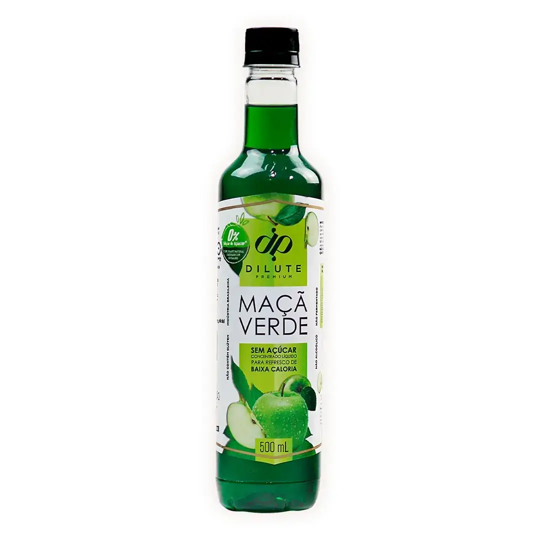 Xarope Dilute Maçã Verde Zero Açucar 500ml