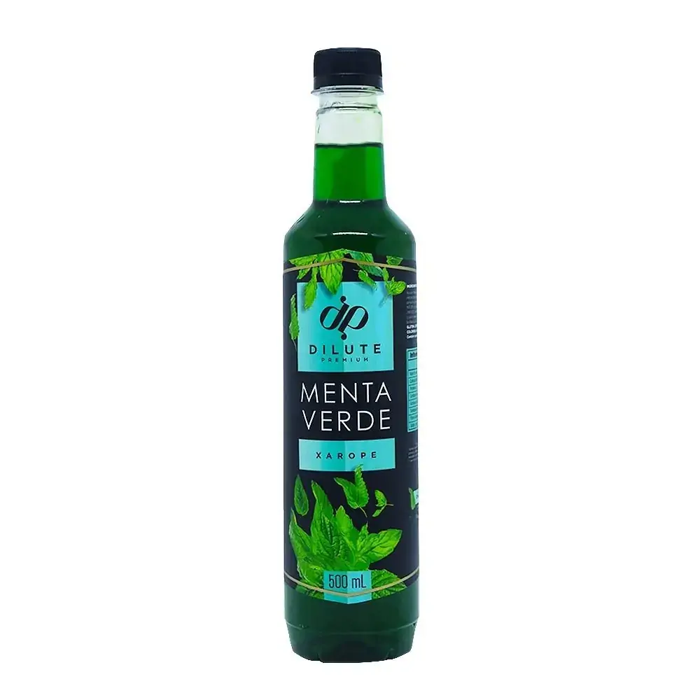 Xarope Dilute 500ml Sabor Menta Verde