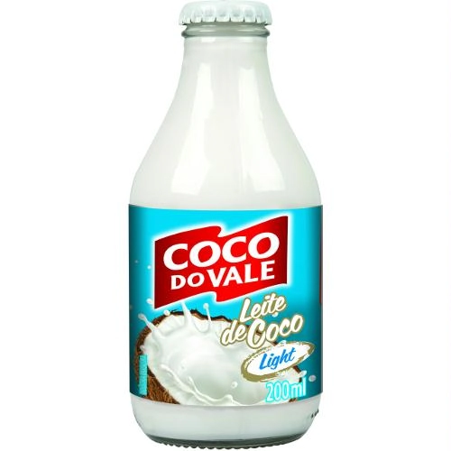 Leite De Coco Light Coco Do Vale Vidro 200ml