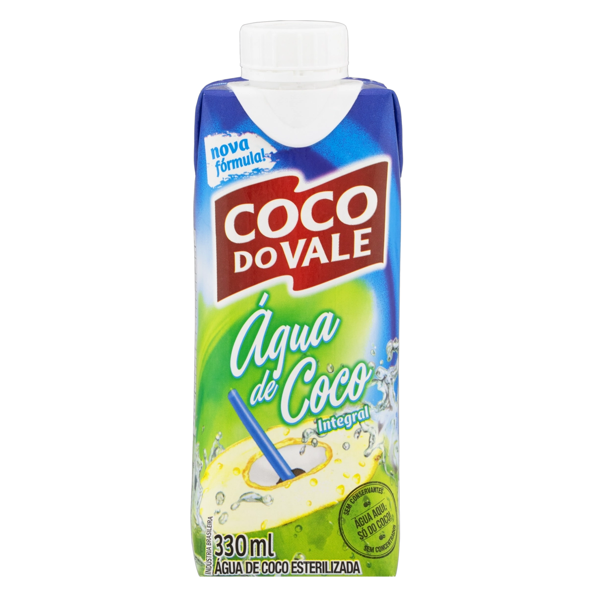 água De Coco Padronizada Coco Do Vale Caixa 330ml
