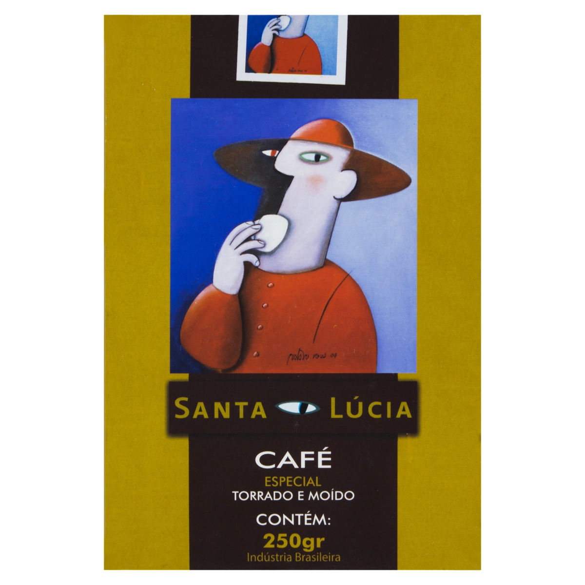 Café Torrado E Moído Santa Lúcia Caixa 250g