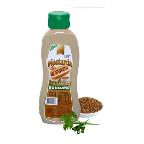 Mostarda Escura Holandesa Konsumo Squeeze 180g
