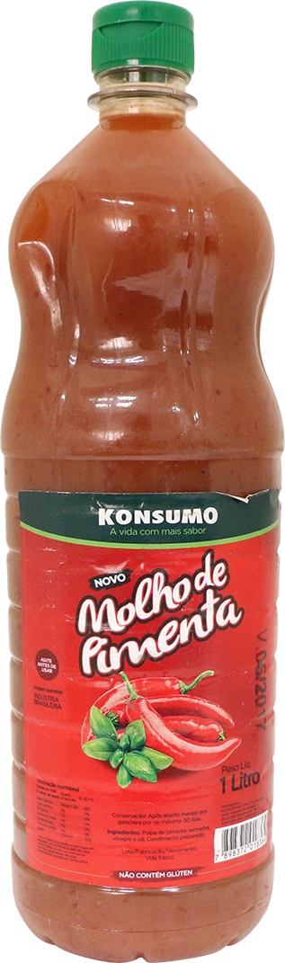 Molho De Pimenta Konsumo Garrafa 1l