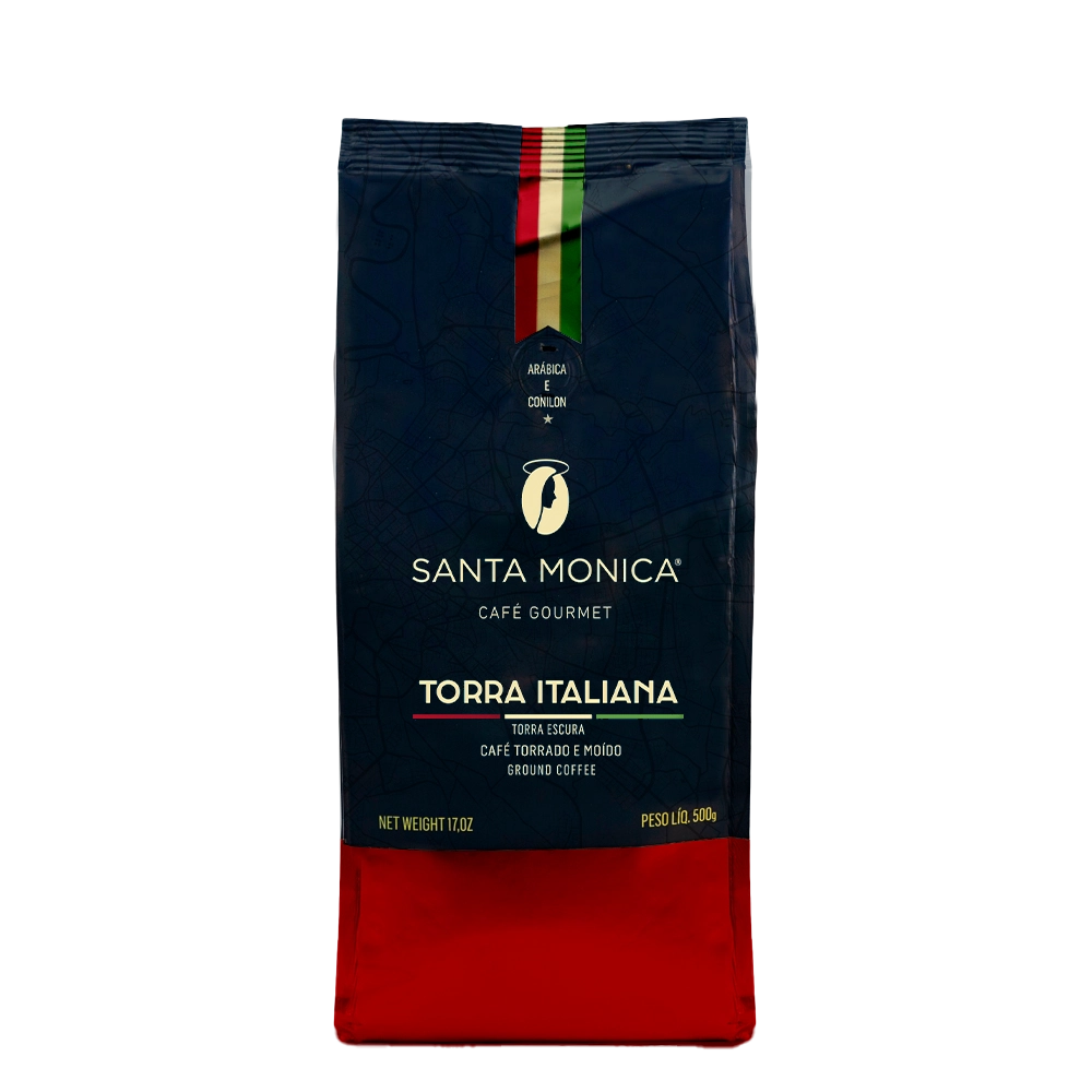 Café Torrado E Moído Santa Monica Gourmet Torra Italiana Pacote 500g