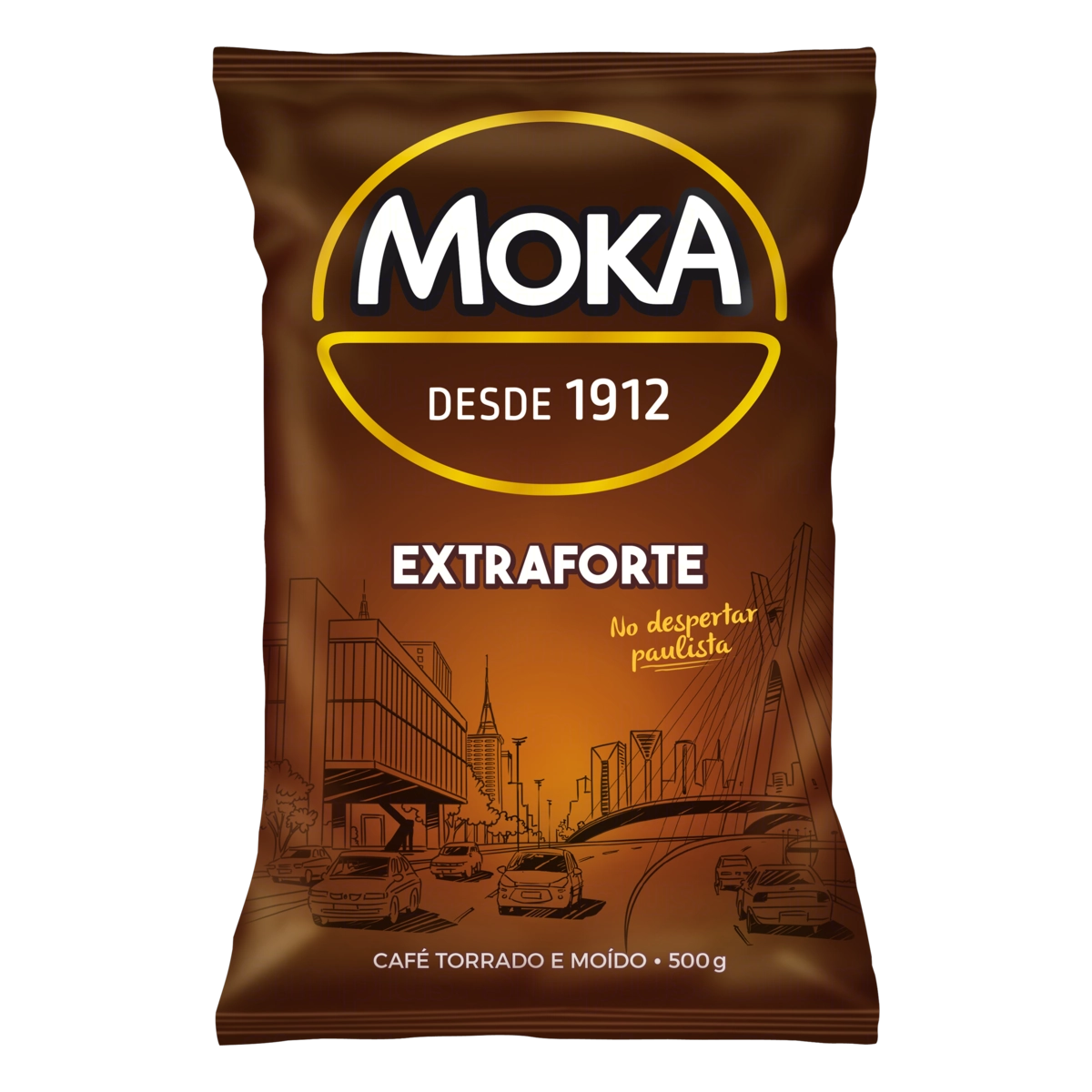 Café Torrado e Moído Extra Forte MOKA Pacote 500g