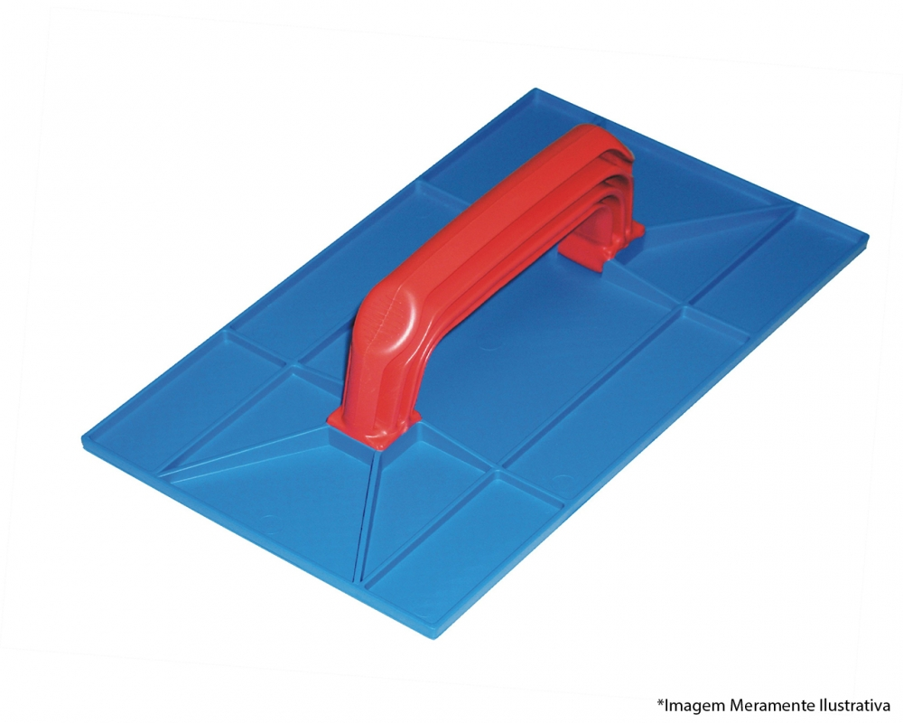 Desempenadeira Azul Zumplast Corrugada 22x35cm