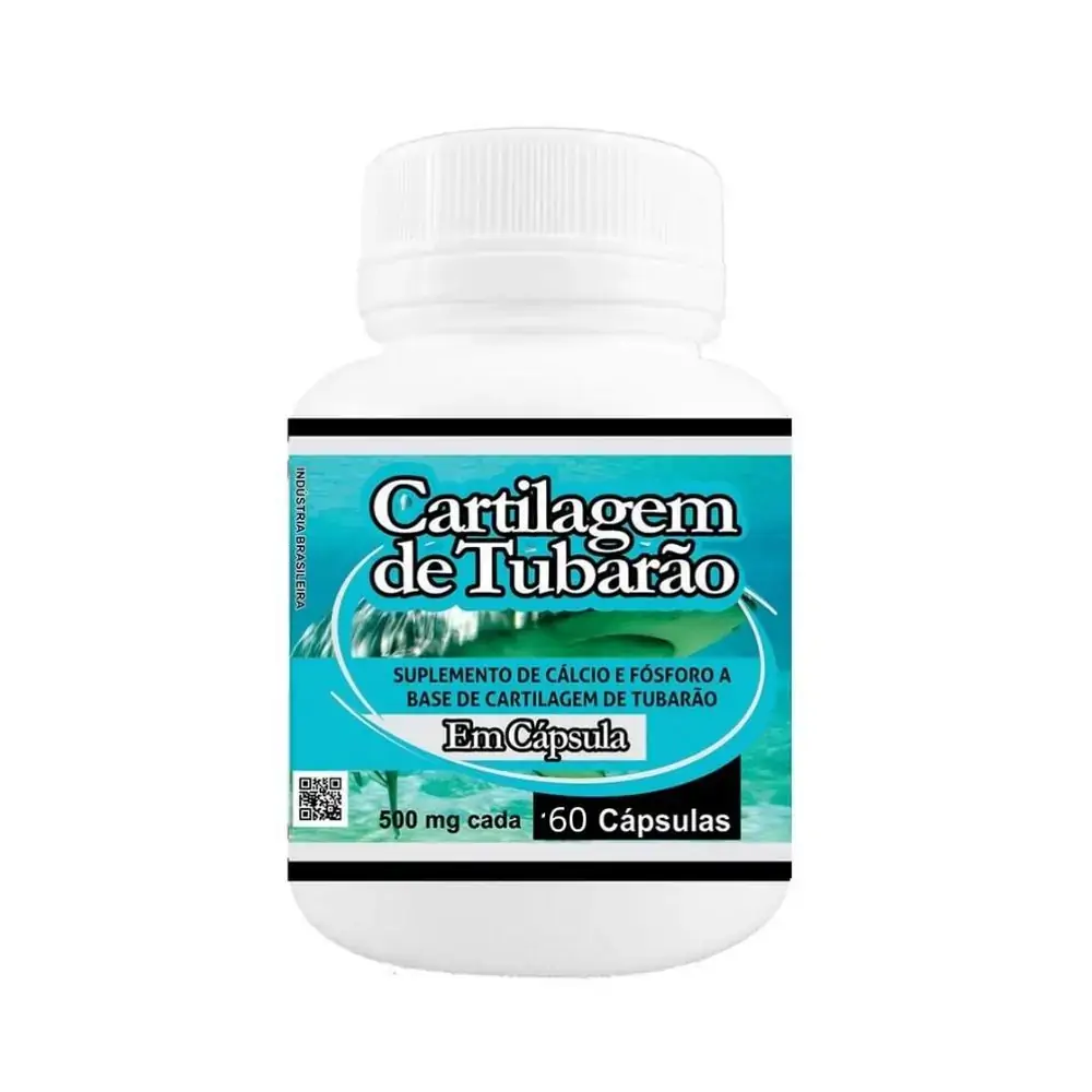Cartilagem De Tubarão 60 Caps Fitoplant