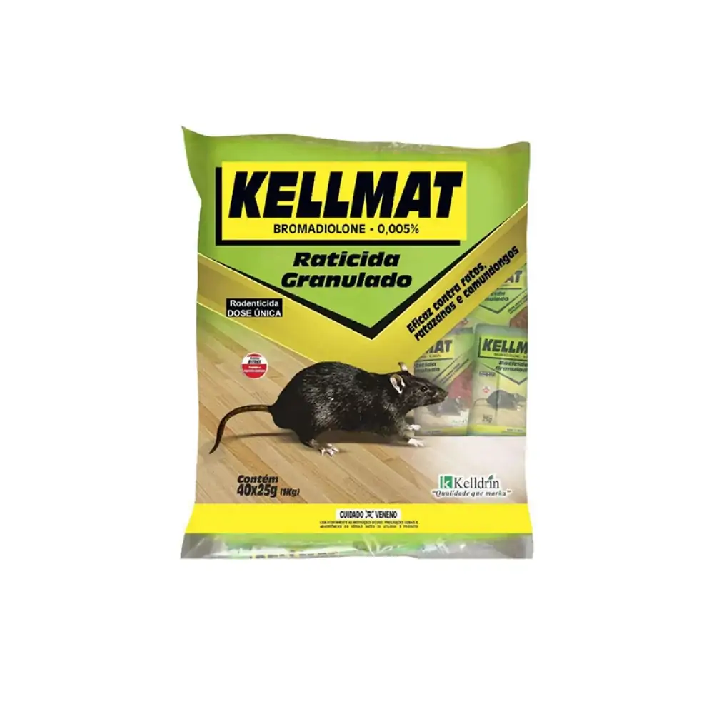 Raticida Granulado Kellmat 25gr
