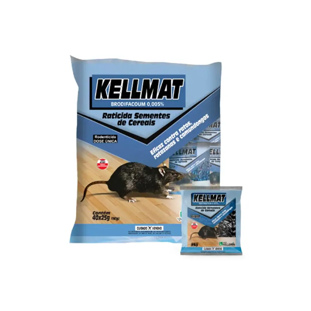Raticida Kellmat Sementes 25g
