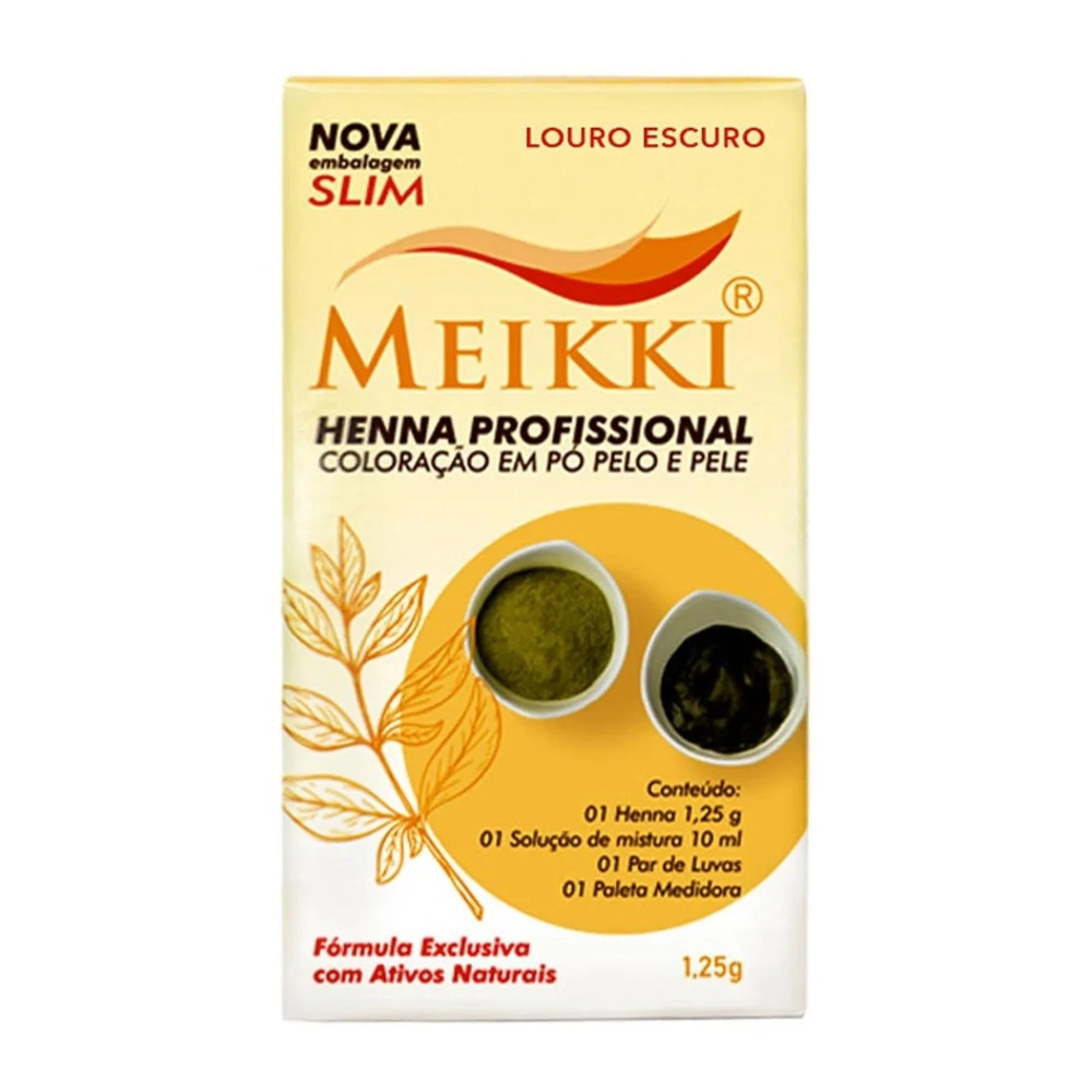Henna Meikki Slim Louro Escuro 1,25g