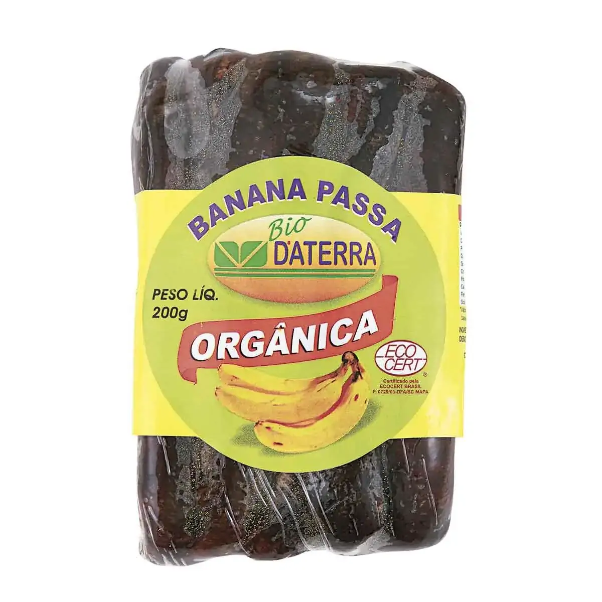 Banana Passa Orgânica BIO DA TERRA 200g