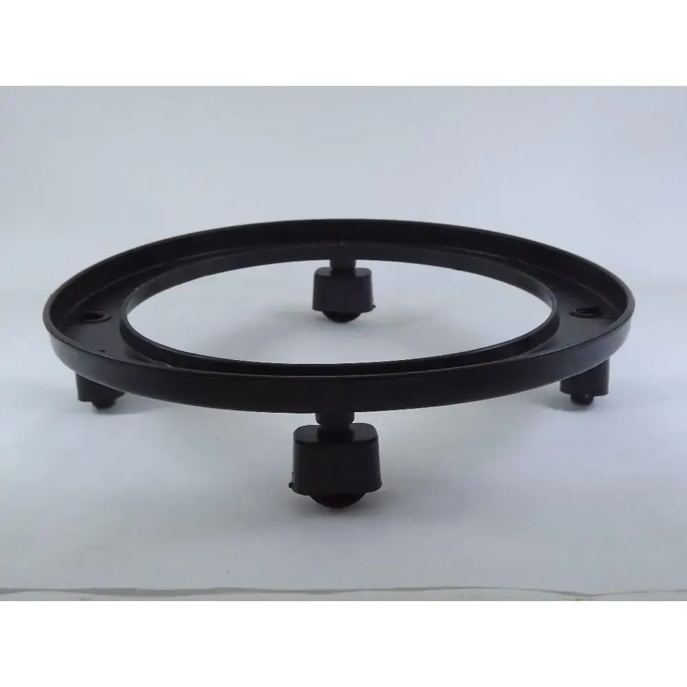 Suporte Botijao C/ Rodizios Preto