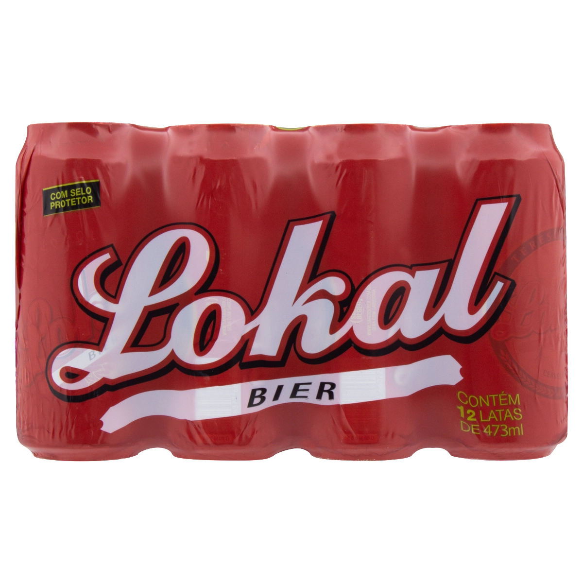 Pack Cerveja Pilsen Lokal Lata 12 Unidades 473ml Cada