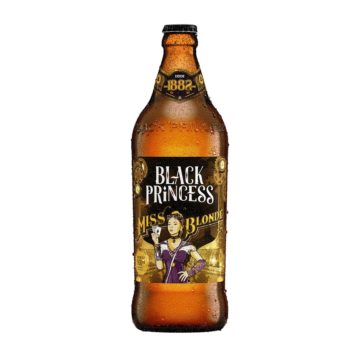 Cerveja Blond Ale Miss Blonde Black Princess Garrafa 600ml